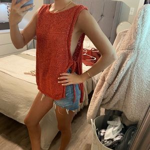 Zara Rust Knit Tank Top